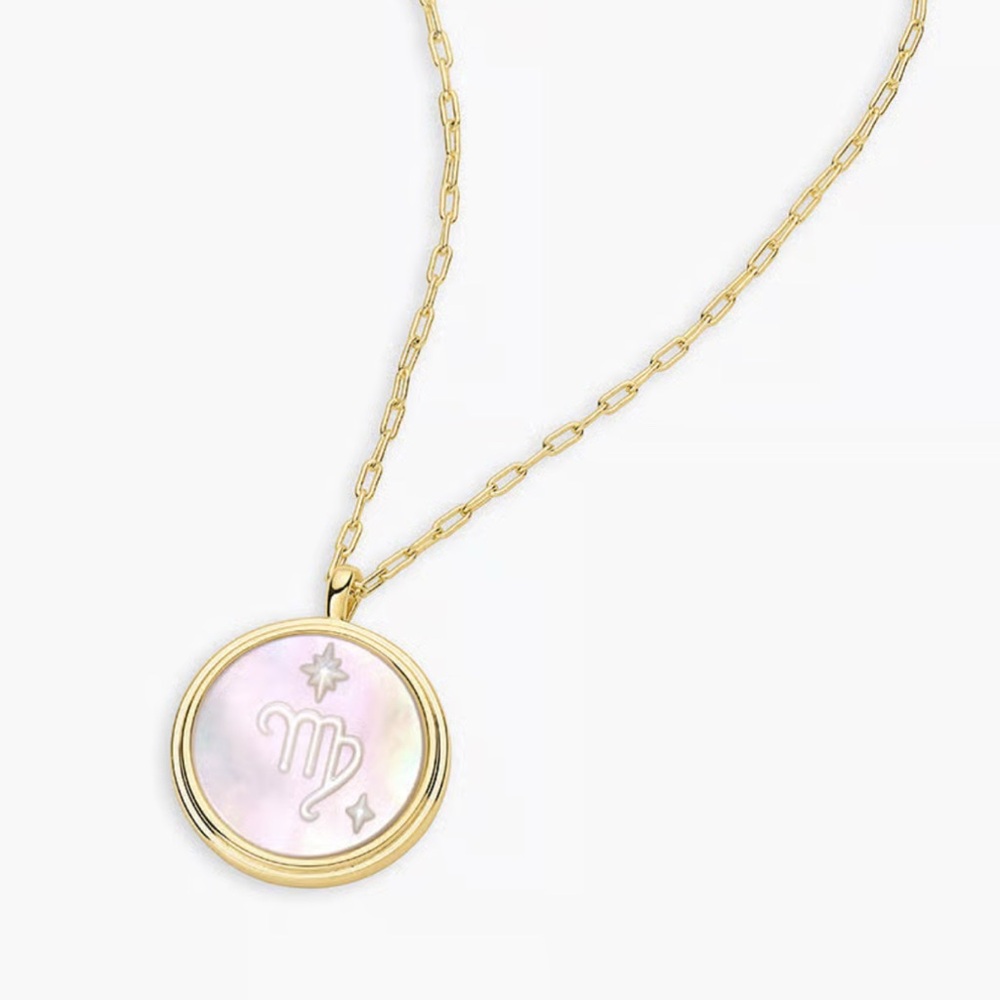 Gorjana Gold Virgo Pendant Necklace - 18k gold plated ♍️